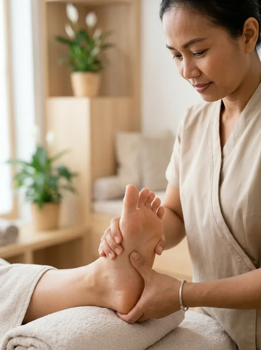 Thai-Fuß-Massage & Reflex